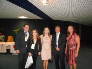 Marcos Paulo de Sousa Miranda, Promotor de Justiça, MP-MG; Denise Costa Aguiar, Promotora de Justiça do MP-PI, Coordenadora do CAOMA; Cléia Cristina Pereira Januário Fernandes, Promotora de Justiça do MP-PI, Assessora da Corregedoria-Geral; Vladimir Passos de Freitas, Des. Aposentado; e Martha Celina de Oliveira Nunes, Procuradora de Justiça, Ouvidora do MP-PI.