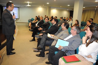 Promotores Eleitorais assistem à palestra informativa na sede da Procuradoria-Geral de Justiça
