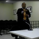 Promotor de Justiça Rômulo Cordão em sessão do Tribunal do Júri
