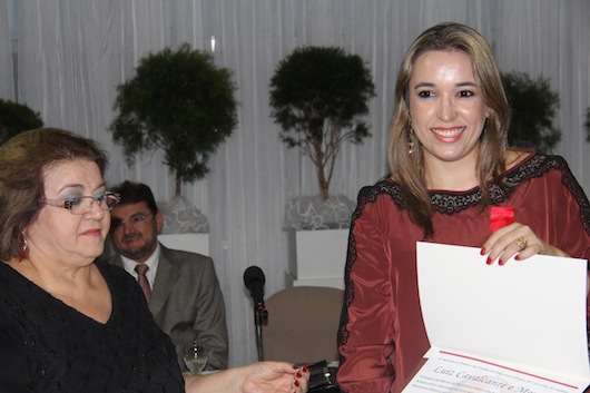 Luiz Cavalcante e Menezes foi representado pela filha, Ana Lina