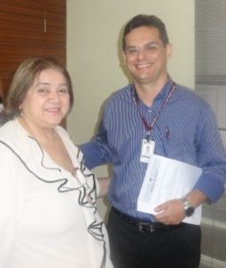 Sérgio Silva recebeu sua portaria de nomeação das mãos da Procuradora-Geral