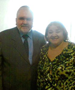 A Procuradora-Geral de Justiça do Piauí ao lado de Roberto Gurgel
