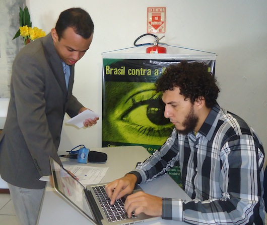 O jornalista Wallisson Ravi também prestou sua contribuição