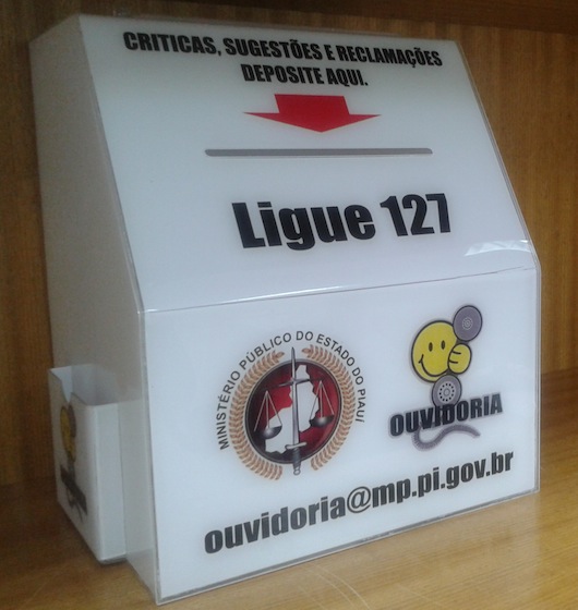 Ouvidoria também disponibiliza urnas para coleta de manifestações