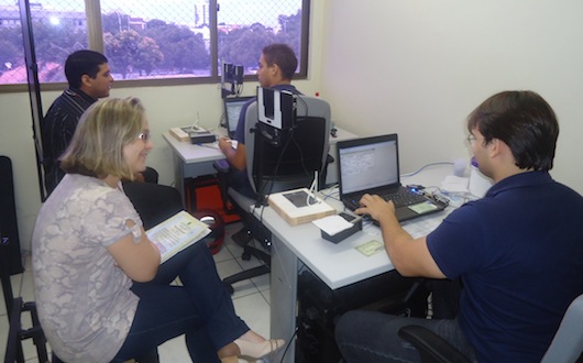 Equipe do TRE atendendo aos servidores do Ministério Público