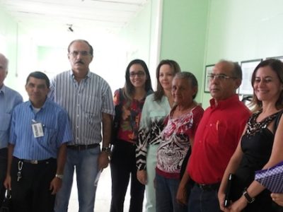 Equipe de inspeção coordenada pela promotora Cláudia Seabra