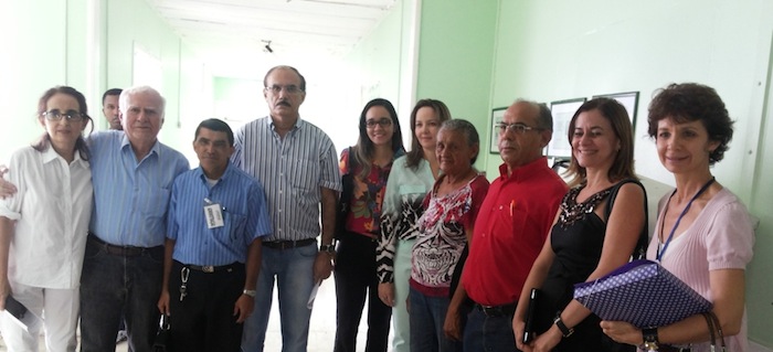 Equipe de inspeção coordenada pela promotora Cláudia Seabra Equipe de inspeção coordenada pela promotora Cláudia Seabra