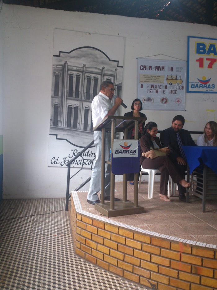 Representante da Prefeitura de Barras