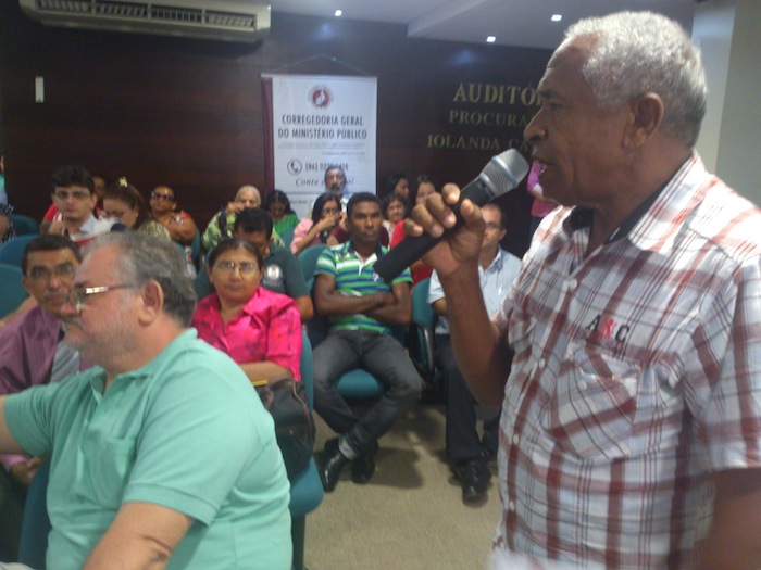 Valdir Pereira: população tem mostrado apoio ao projeto do Ministério Público