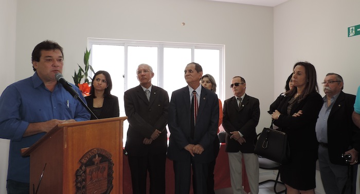 O Prefeito de União discursou durante a solenidade