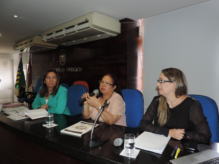 Palestra ministrada pela Corregedora Geral do Ministério Público, Rosangela Loureiro