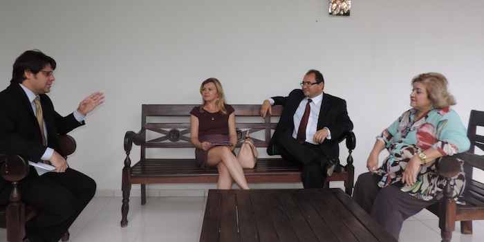 A Procuradora-Geral de Justiça do Piauí, Zélia Saraiva Lima (na foto, à direita), acompanhou todo o evento e conversou sobre assuntos institucionais com os conselheiros
