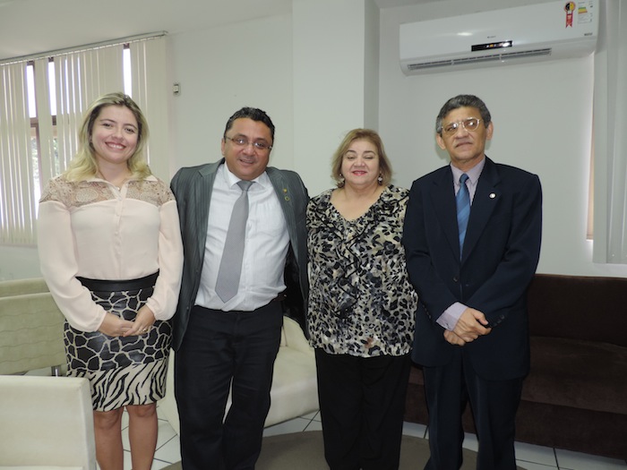 Com o vereador Dudu, no gabinete da Procuradora-Geral