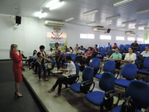Palestra realizada hoje no Centro de Formação de Professores da SEMEC