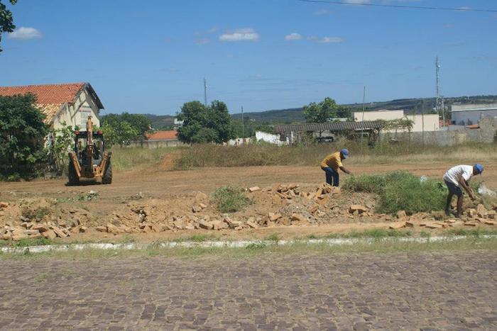 Terreno em que está sendo construída a sede de Oeiras