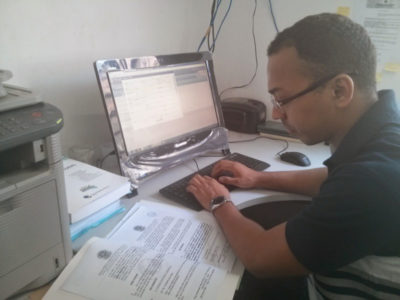 Servidor utiliza o SIMP em Promotoria de Justiça do interior