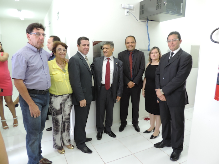 Membros do MP/PI com familiares do Promotor Filemon José Nogueira