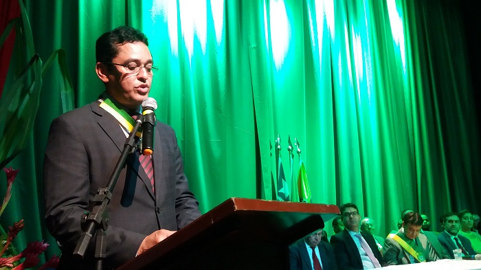 PGJ discursa em nome dos homenageados