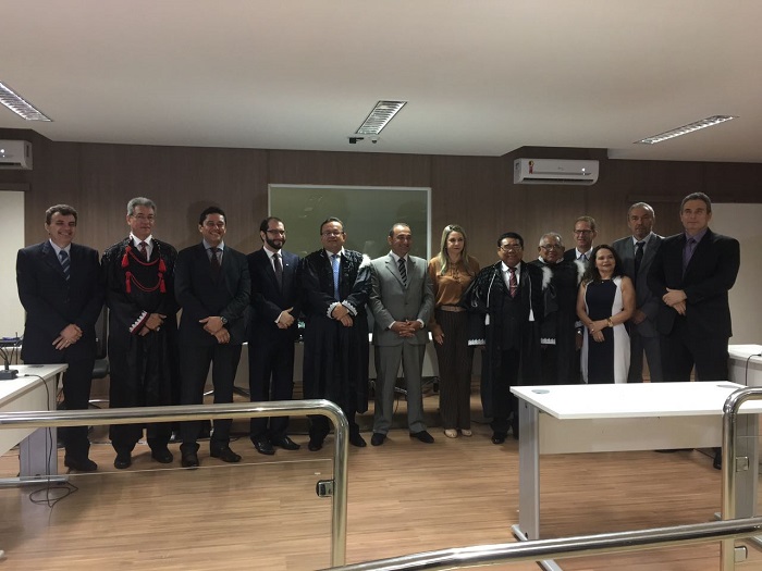 Autoridades no Fórum de Oeiras