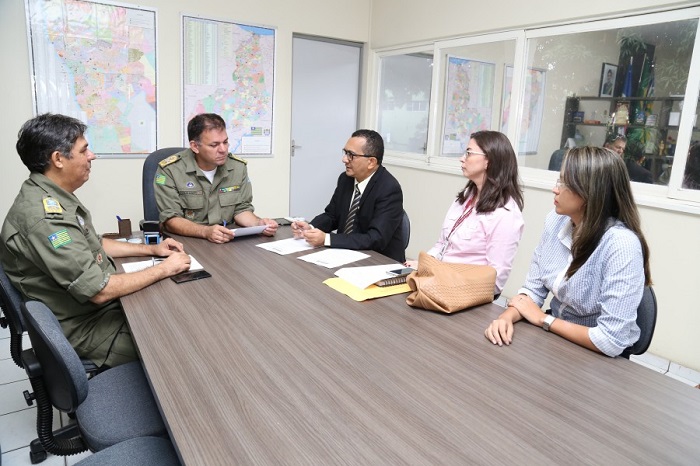 Coordenador do Nupevid e Comandante da PM