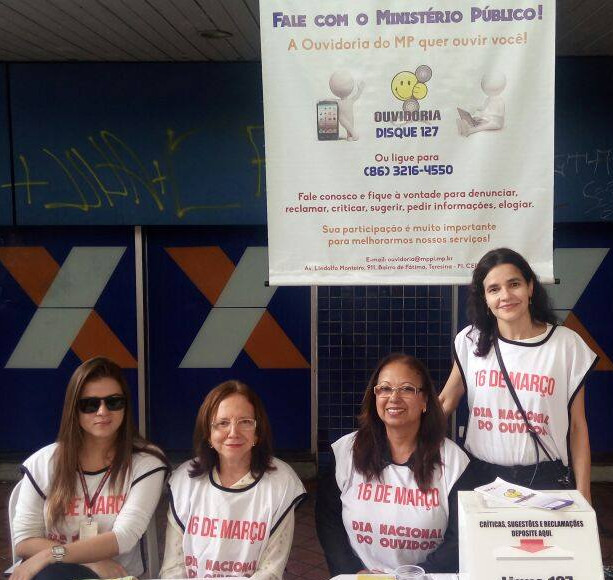 Equipe da Ouvidoria do Ministério Público