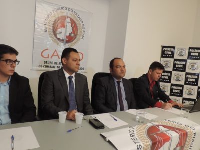 Promotores de Justiça e membros da Polícia Civil