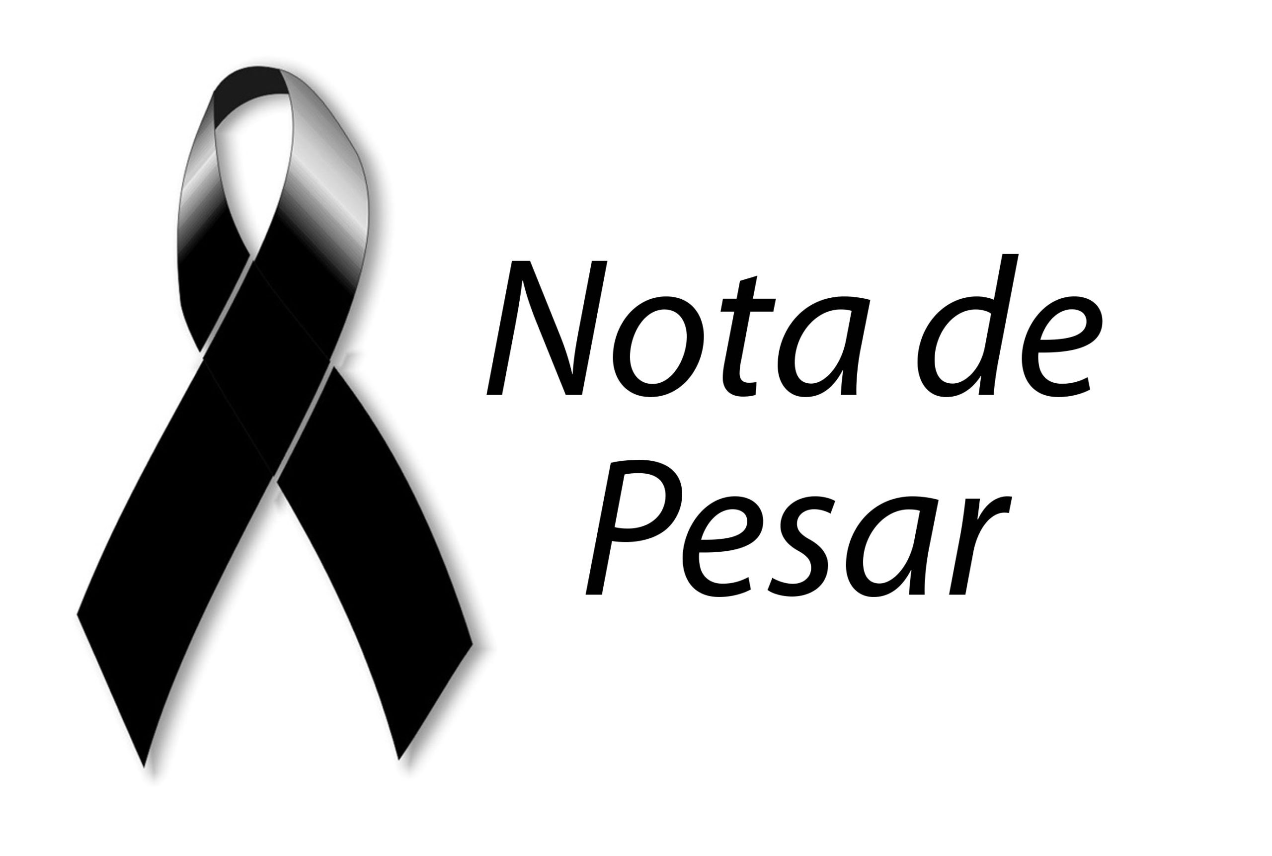 Fita preta de luto.