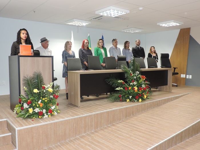 Mesa de honra.
