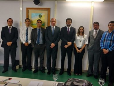 Membros do GAECO reunidos com Ministro do TCU