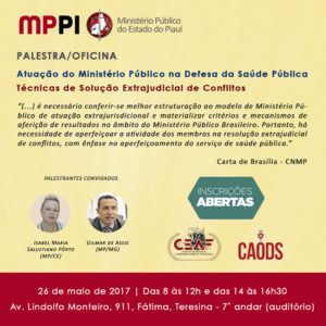 Anúncio sobre o evento, com informações disponíveis no texto.