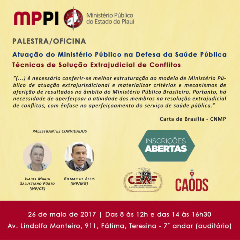 Anúncio sobre o evento, com informações disponíveis no texto.