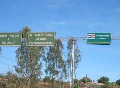 Entrada da cidade de Uruçuí.