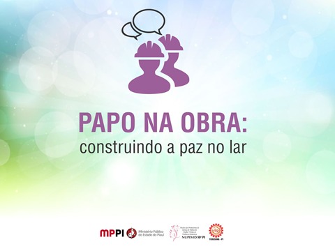 Logomarca do projeto Papo na Obra
