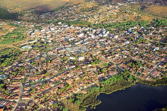 Vista de cima da cidade de São Raimundo Nonato