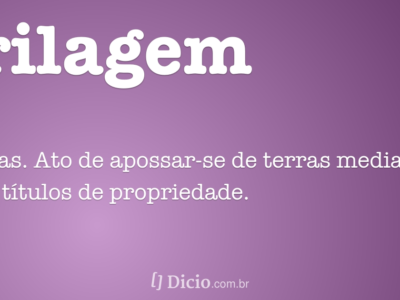 Banner em que se lê a palavra
