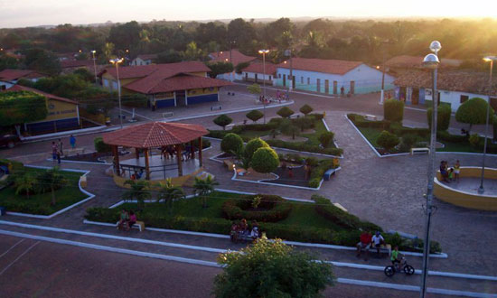 Vista aérea da cidade de Campo Largo