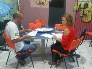 Promotora de Justiça conversa com responsável pelo MP3
