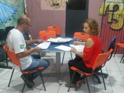 Promotora de Justiça conversa com responsável pelo MP3