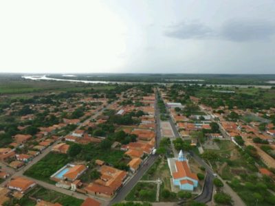 Vista área da cidade de Porto, norte do estado do Piauí, 190 Km de Teresina.
