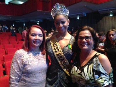 Subprocuradora-Geral de Justiça com a Miss Brasil, Monalysa Alcântara