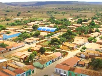 Vista aérea da cidade de Pajeú do Piauí