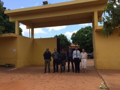 Promotores visitam Penitenciária de Esperantina