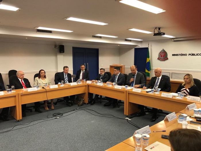 PGJ em exercício participa de reunião em MPSP