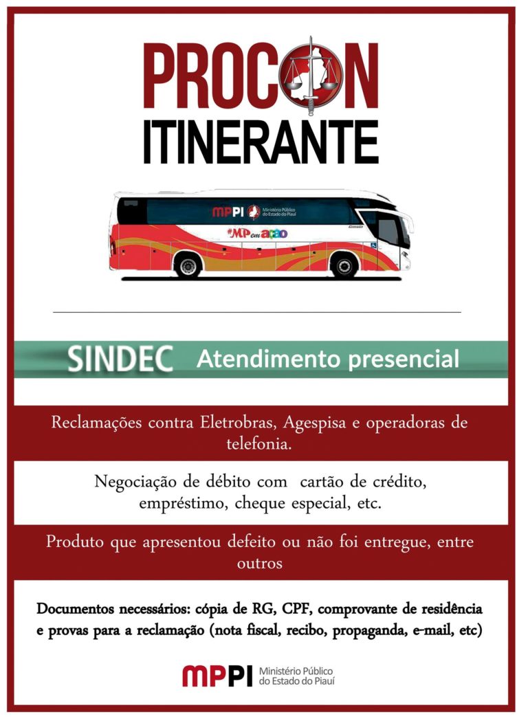Cartaz da ação do PROCON