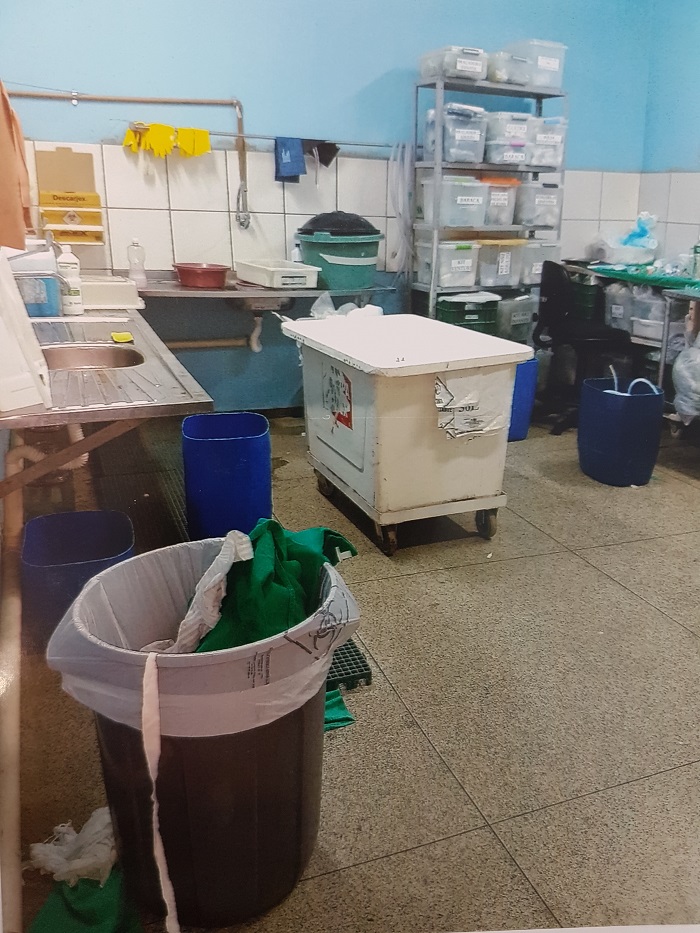 Material bagunçado 