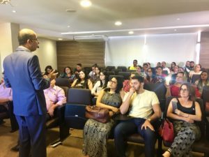 Palestra em auditório