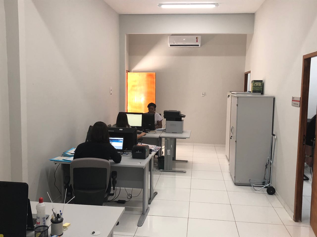 Ambiente interno da sede das Promotorias