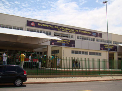 fachada do Hospital de Urgência de Teresina