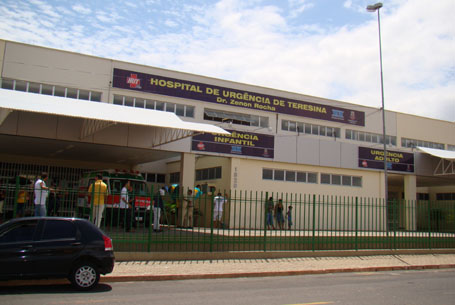 fachada do Hospital de Urgência de Teresina