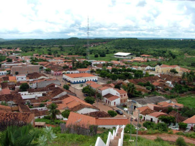 Vista da cidade de Itainópolis